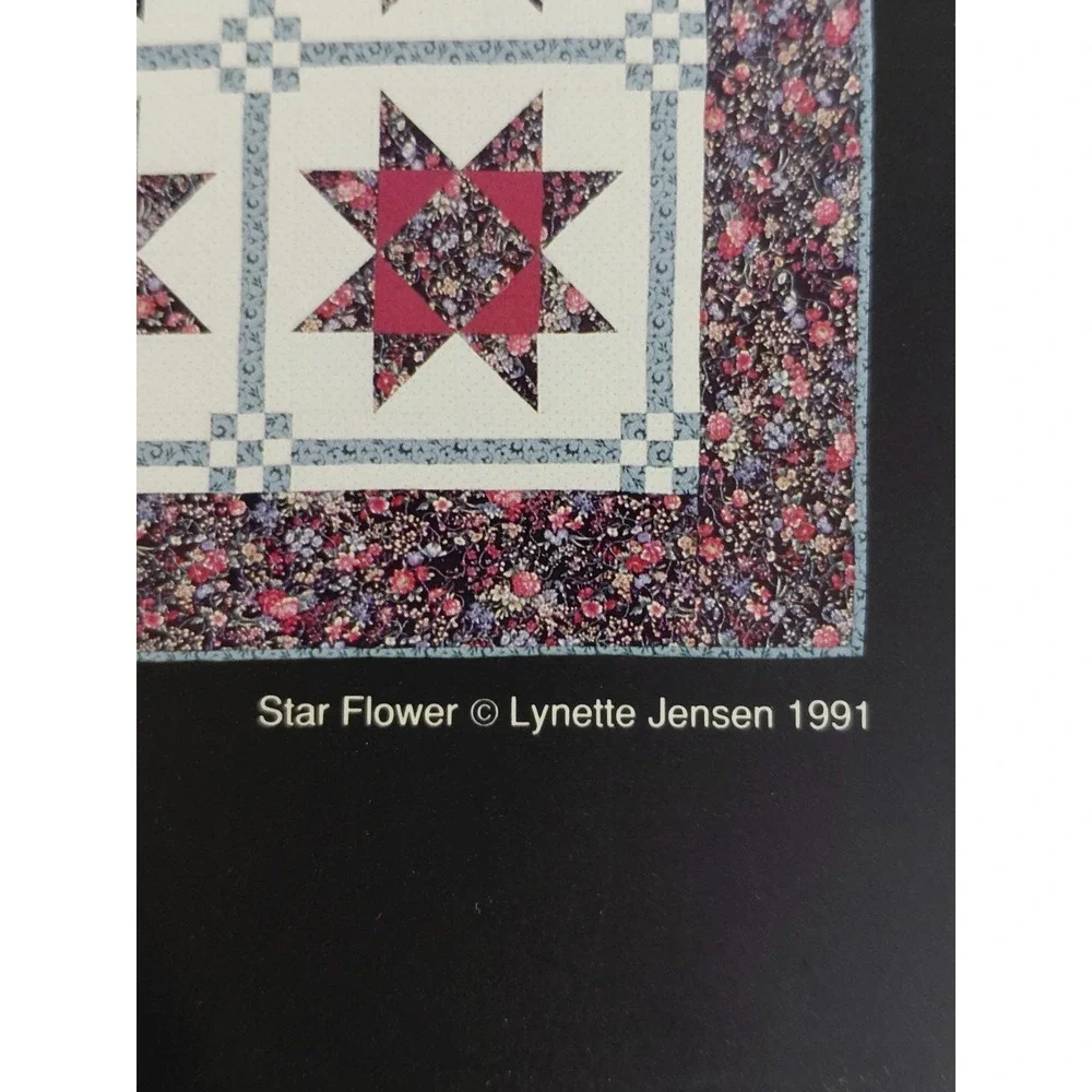 Lot of 3 EZ Quilts Pattern Booklets Twisted Ribbons Star Flower Victoriana Star